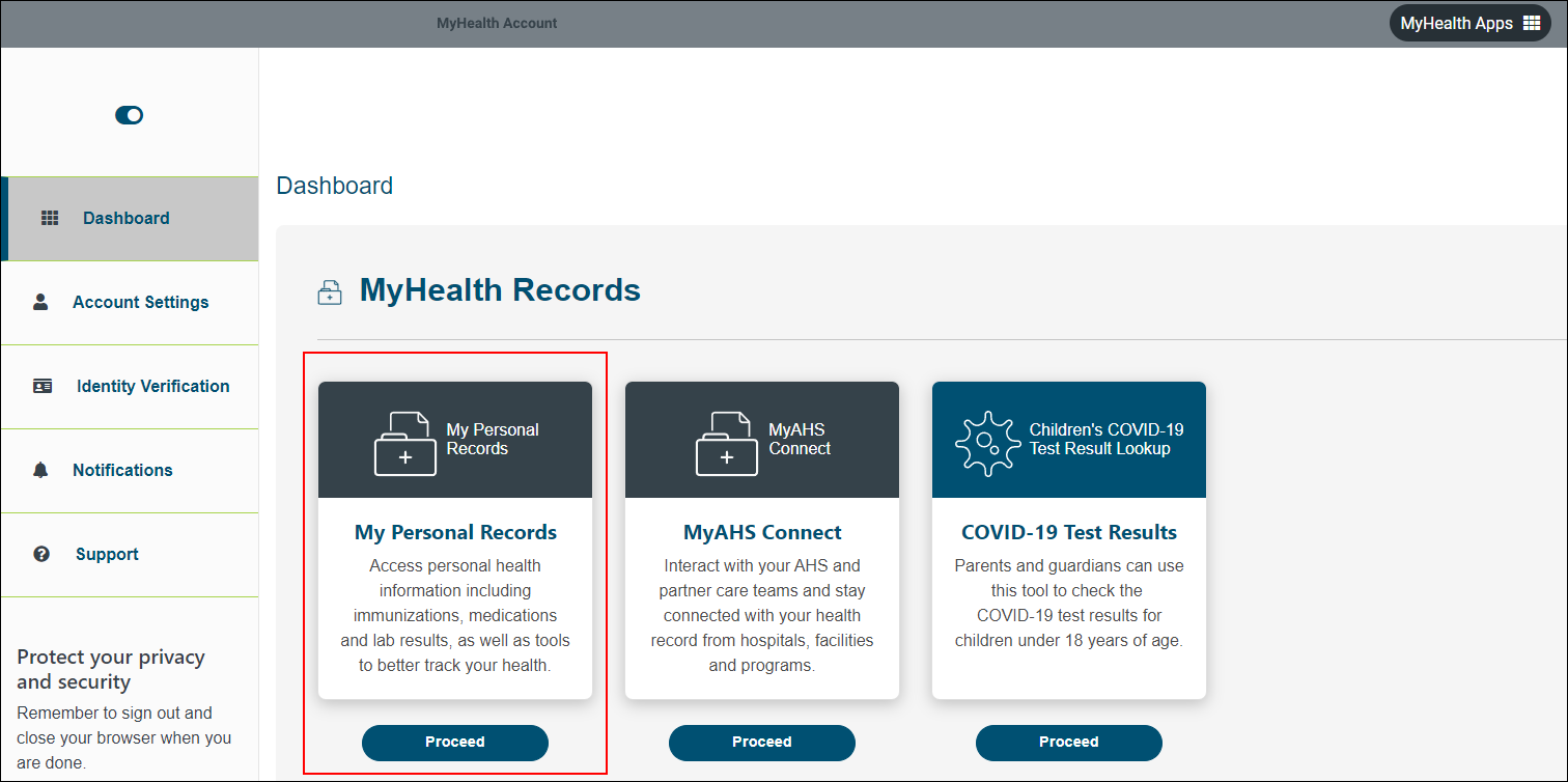 Linking your Brightsquid SecureMail account to your Alberta My Health